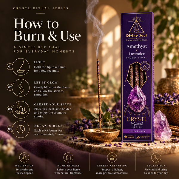 CRYSTL Ritual Incense Sticks