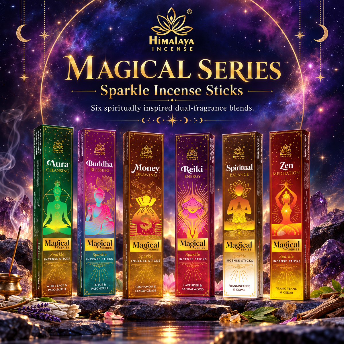 Magical Series Sparkle Incense Sticks