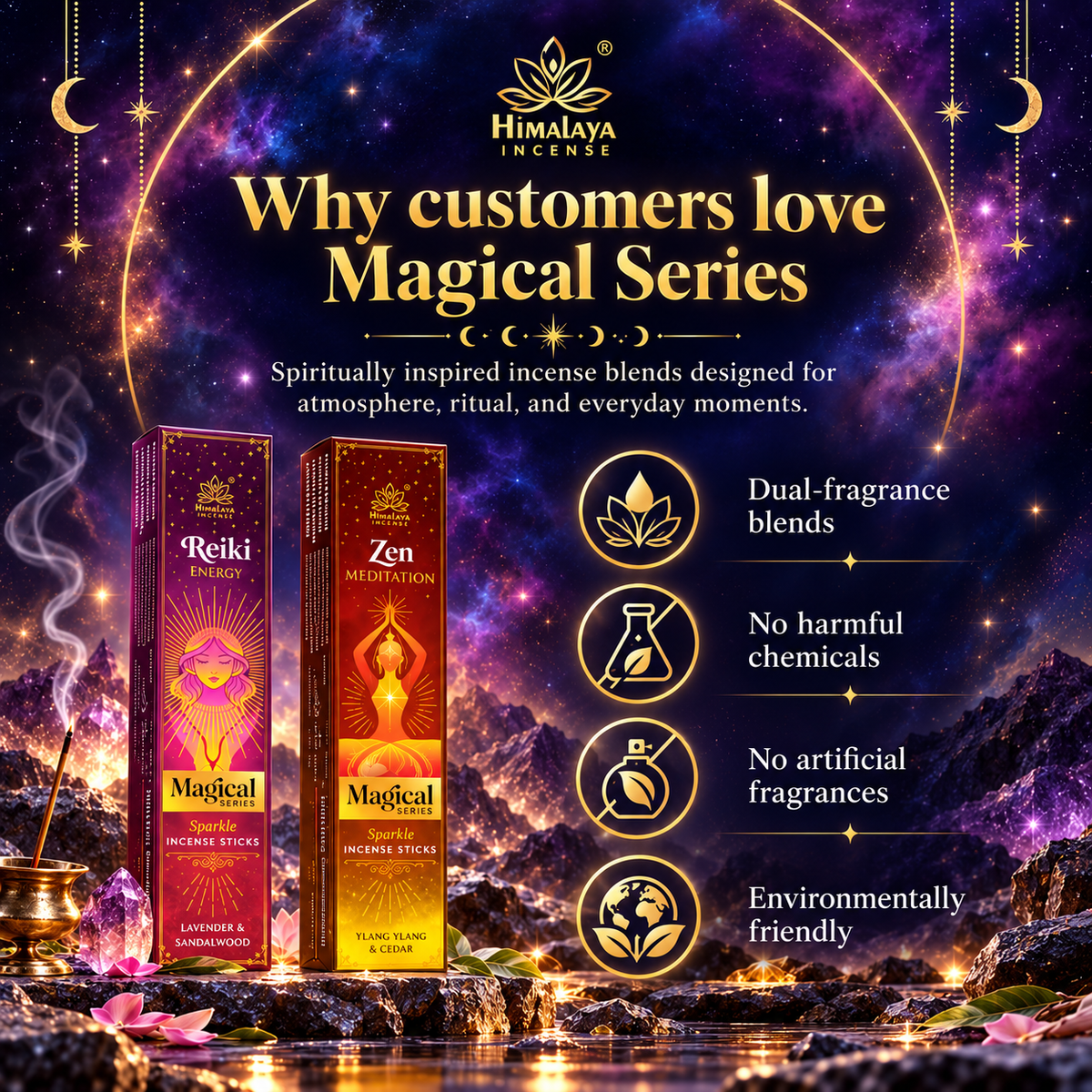 Magical Series Sparkle Incense Sticks