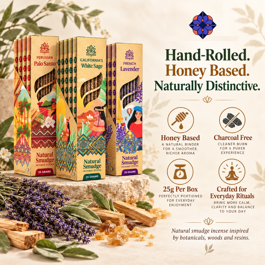 Natural Handcrafted Smudge Incense Sticks