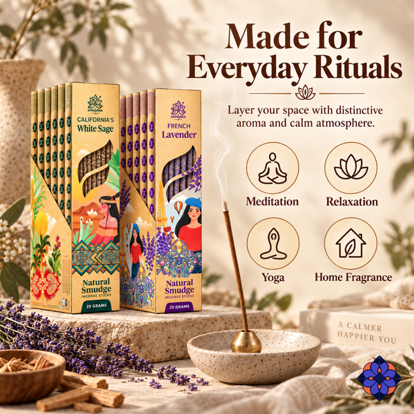 Natural Handcrafted Smudge Incense Sticks