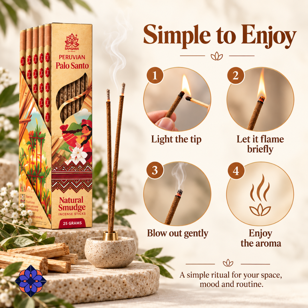 Natural Handcrafted Smudge Incense Sticks